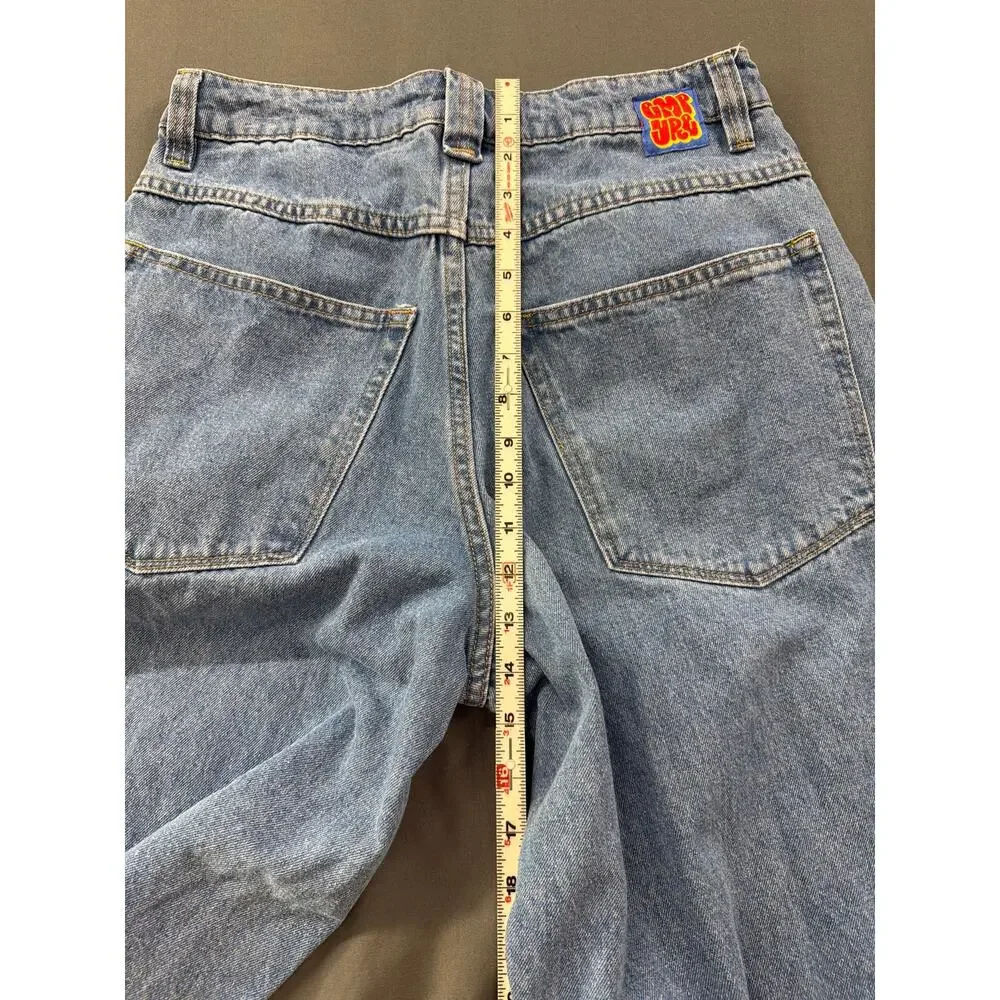 Empyre Jeans Size 28 Light Wash Baggy Wide Leg Skate Y2K Denim